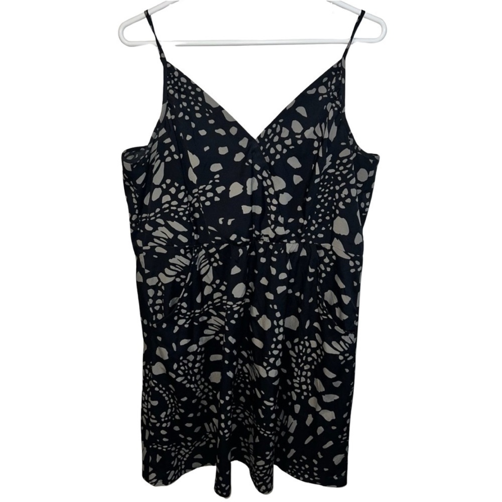 GAP Black Slip Dress Spaghetti Strap Mini
